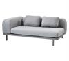 sofamodul til terrassen - Cane-line space loungesofa modul 